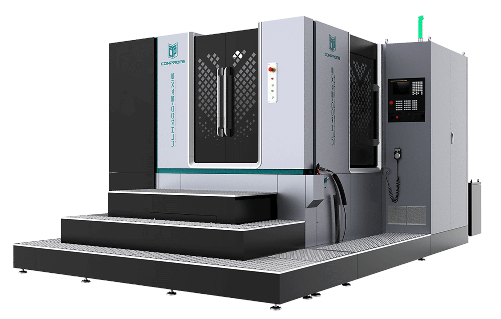 超聲綠色臥式五軸聯(lián)動加工中心 